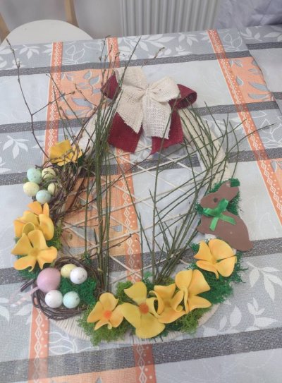 Warsztaty Wiosenny Wianek Wielkanocny